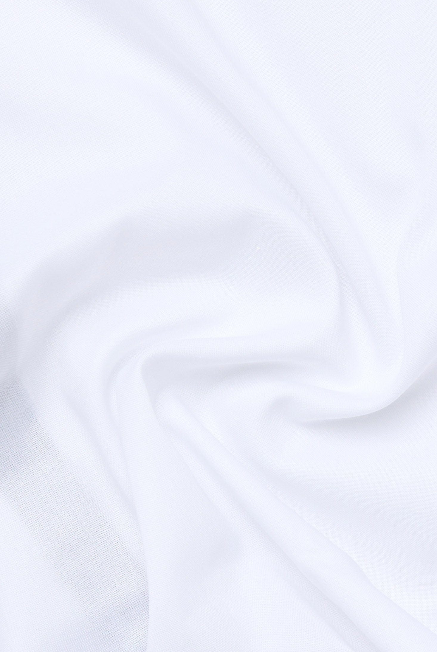 Eterna Modern Fit Fine Oxford Long Sleeve Shirt - White