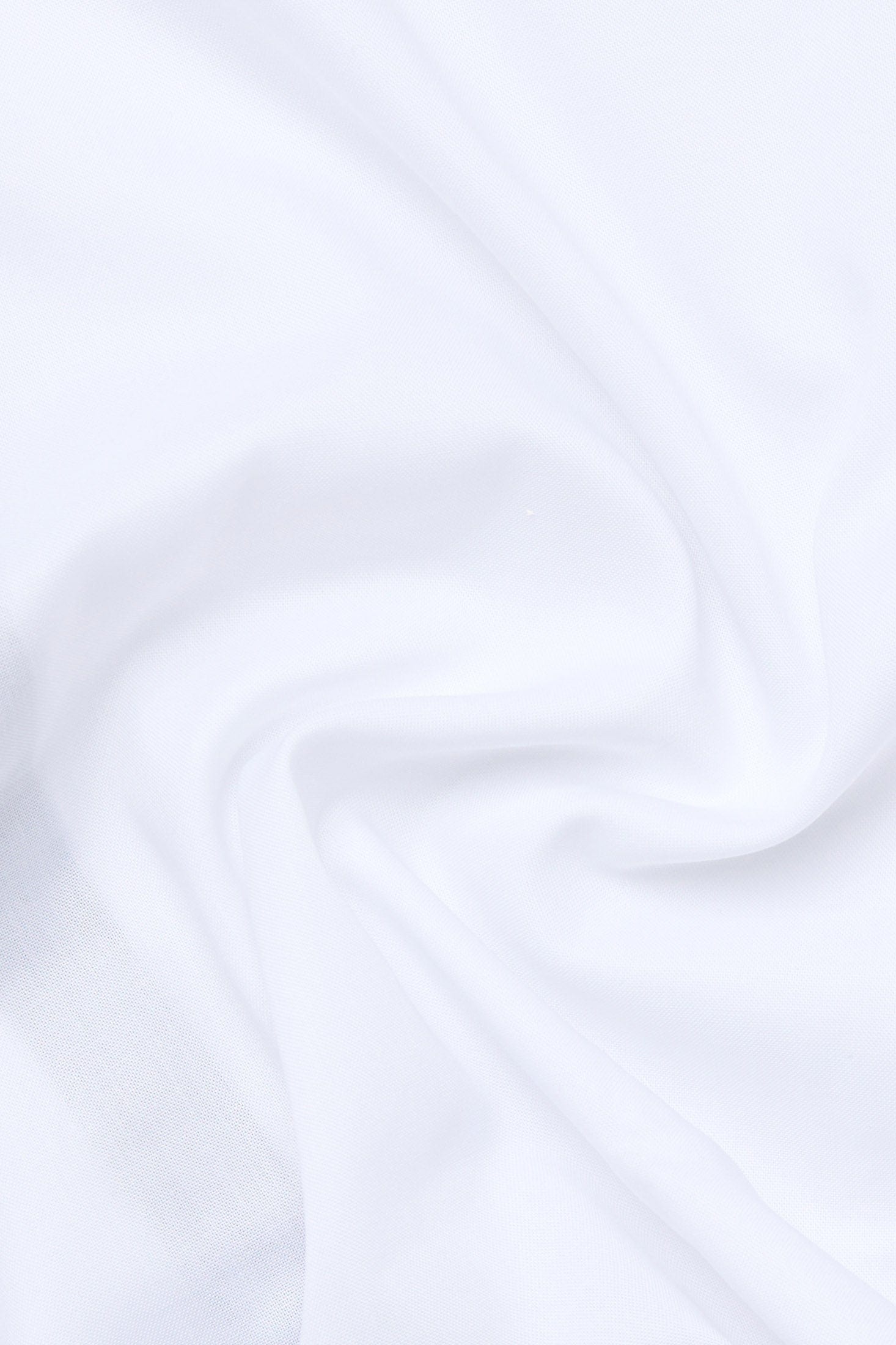 Eterna Modern Fit Fine Oxford Long Sleeve Shirt - White