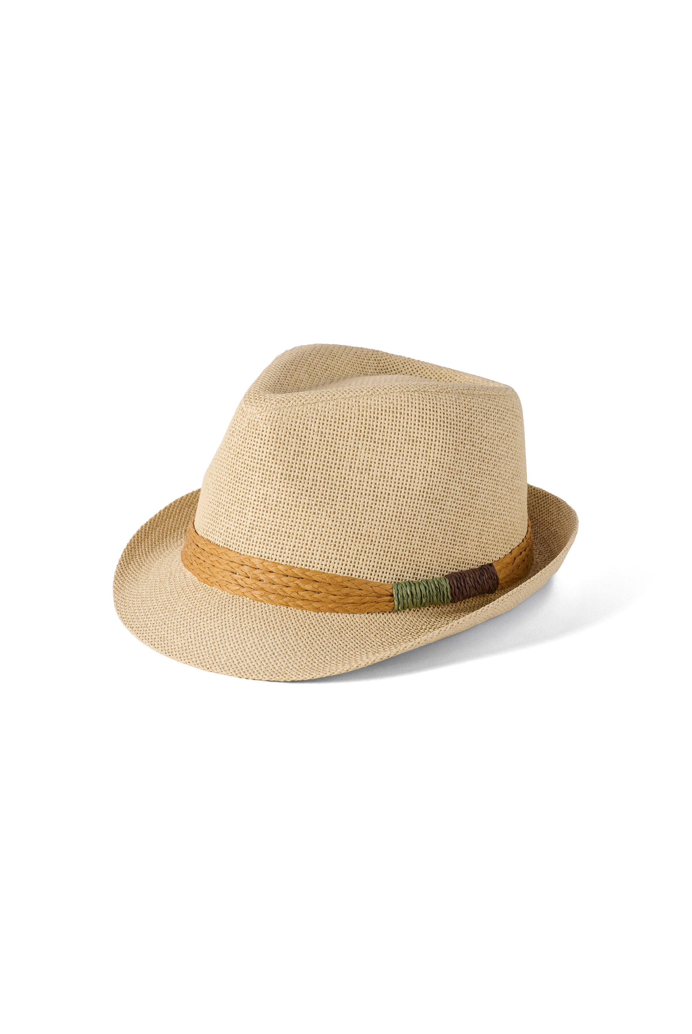 Failsworth Algarve Raffia Straw Trilby Hat - Natural