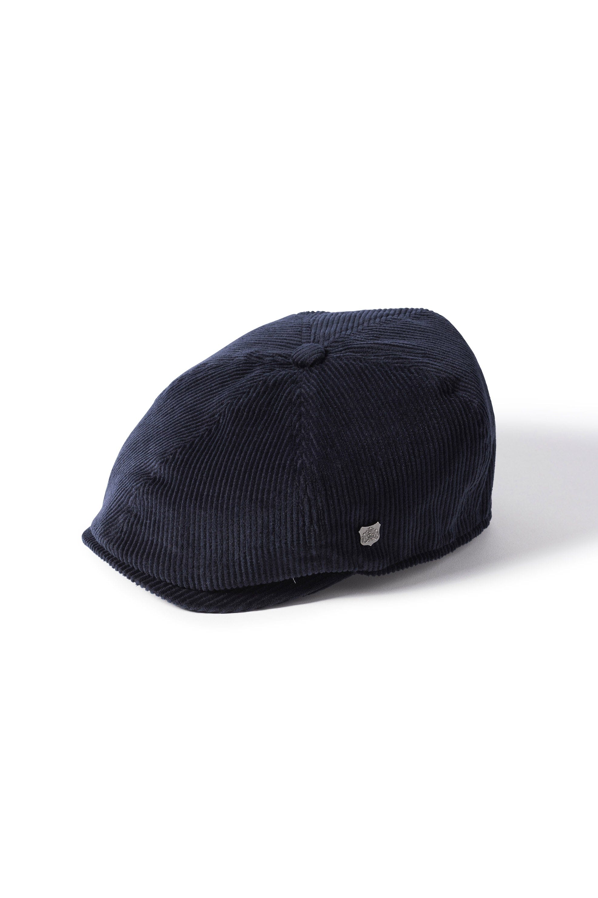 Failsworth Hudson Cord Flat Cap - Navy