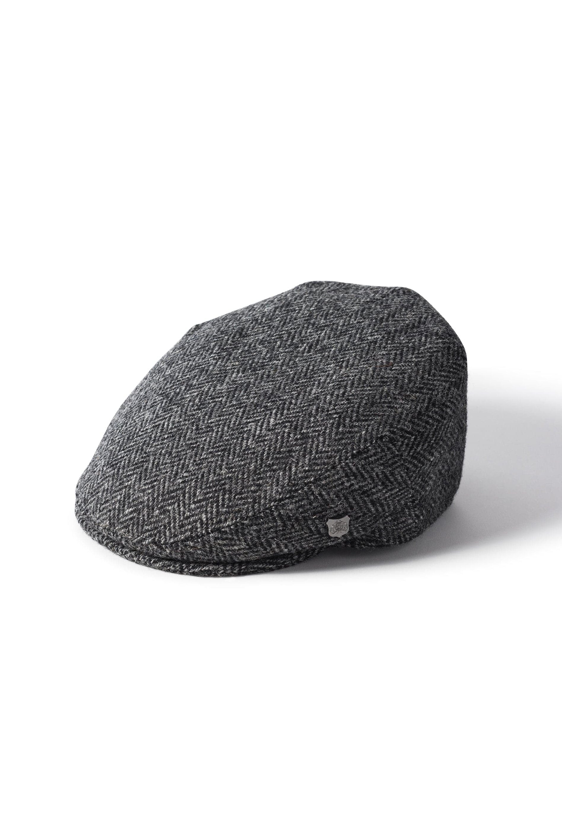 Failsworth Stornoway Harris Tweed Flat Cap - Grey