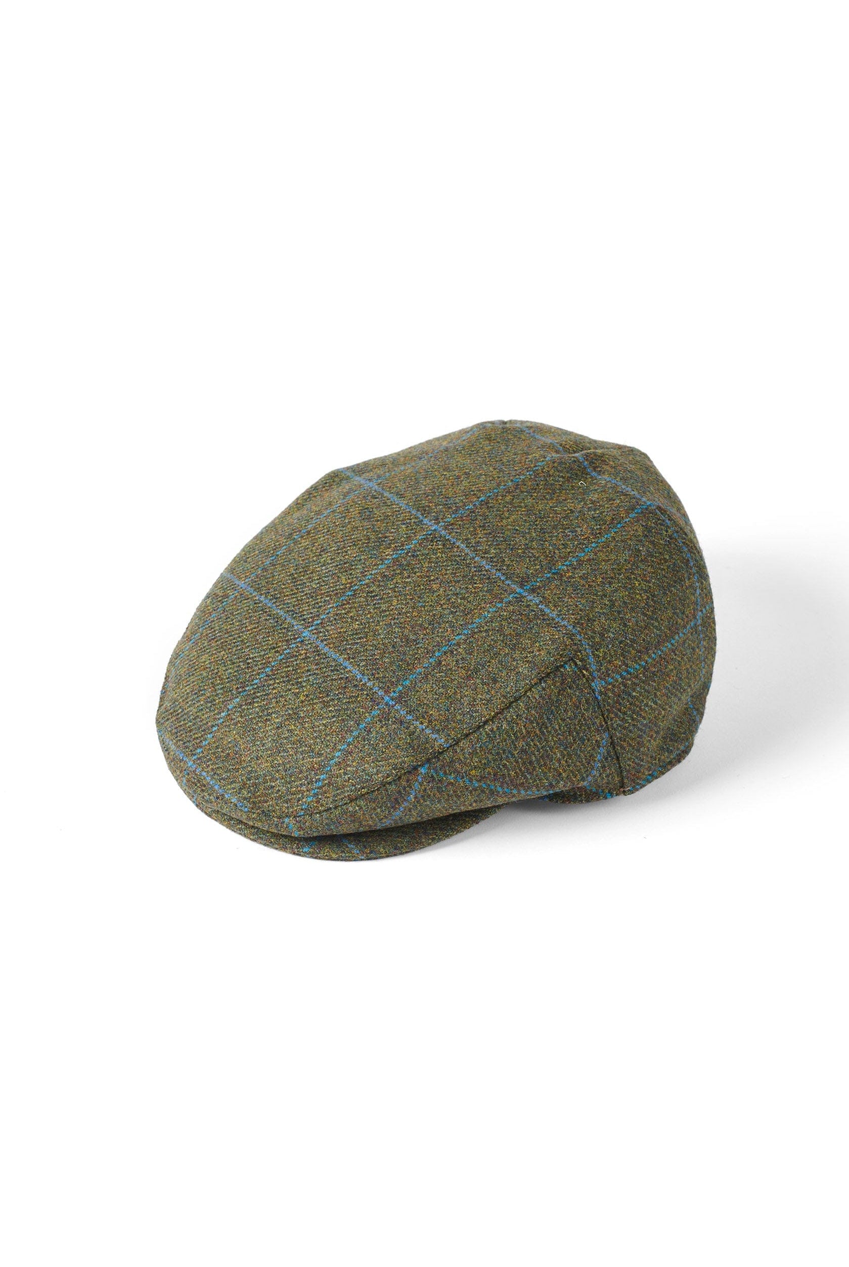 Failsworth Tweed Porelle Waterproof Cap - Green/Blue