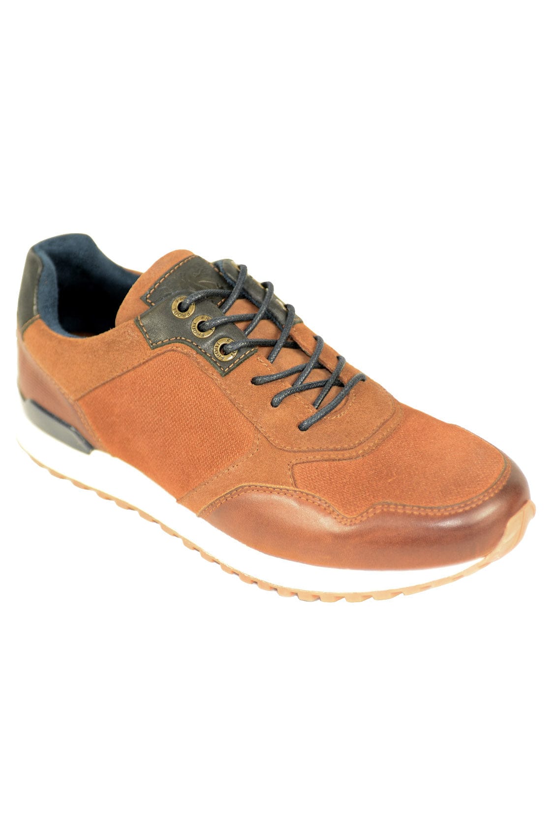 FRONT Chicago Leather Trainers - Tan