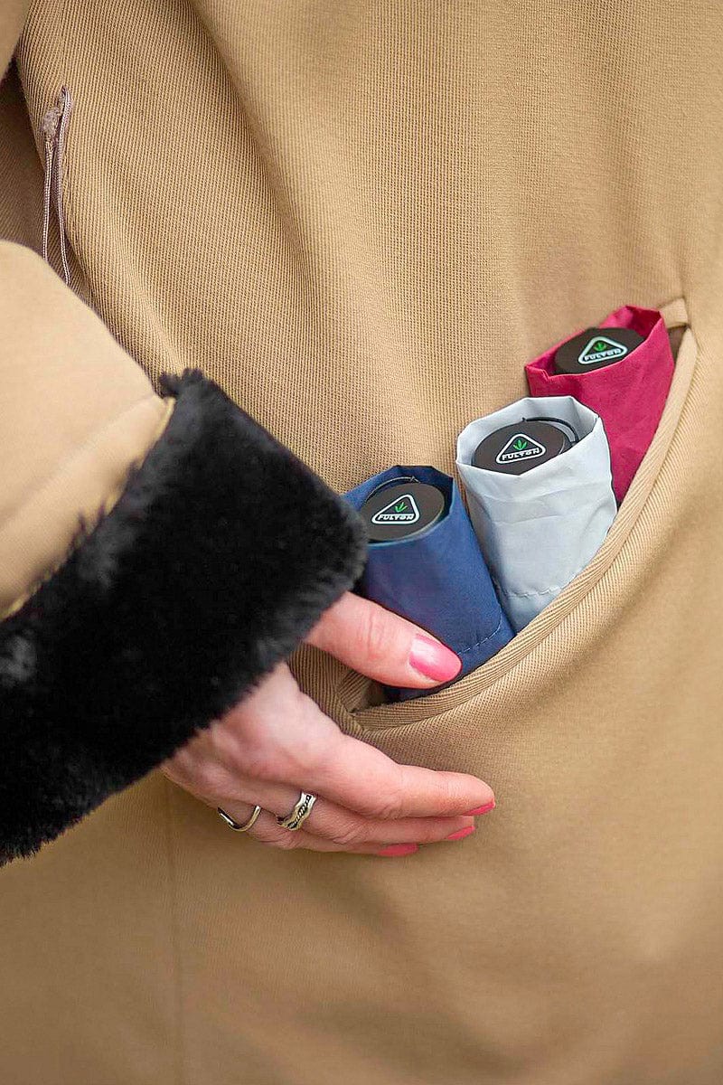 Fulton Aerolite Folding Umbrella - Navy L891_NAVY_OS