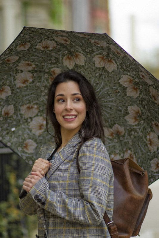 Fulton Morris & Co Bloomsbury Umbrella - Pimpernel Bayleaf Manilla L856_PIMPERNEL_OS