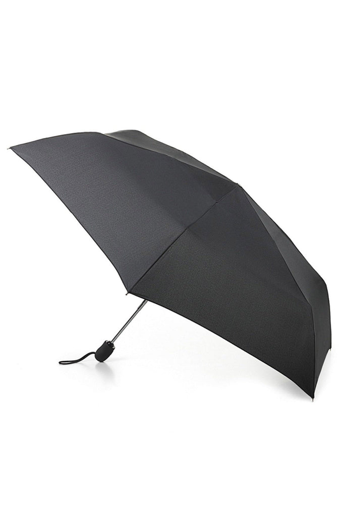 Fulton Open & Close Plain Superslim-1 Automatic Folding Umbrella - Black L710_OPEN&CLOSE-1_BLACK