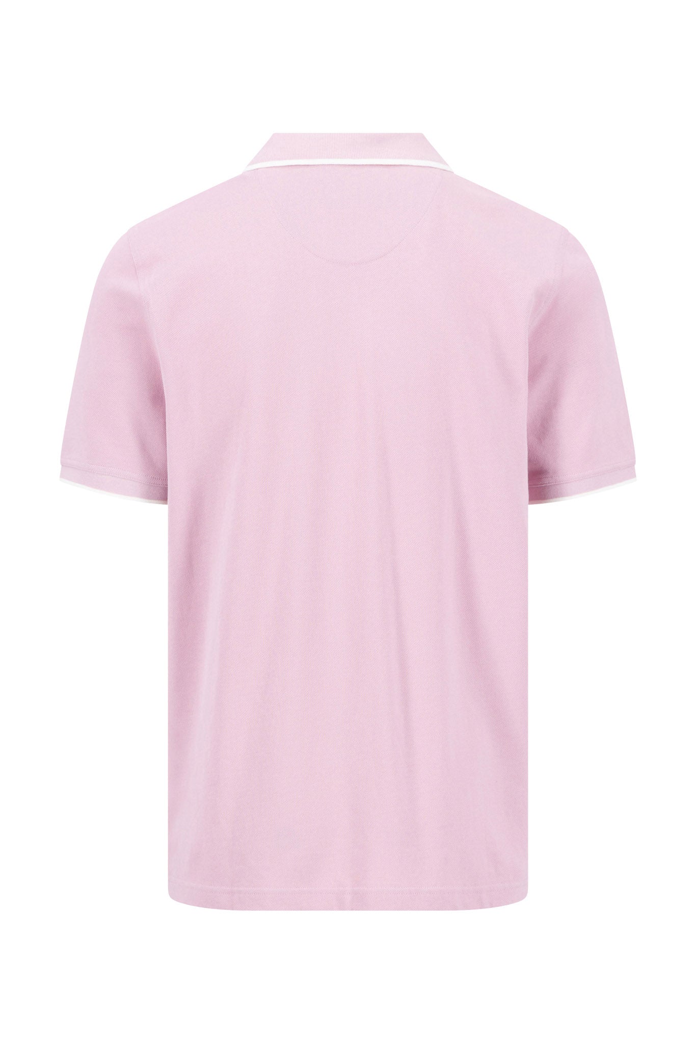 Fynch Hatton 2 Ply Cotton Polo - Magnolia