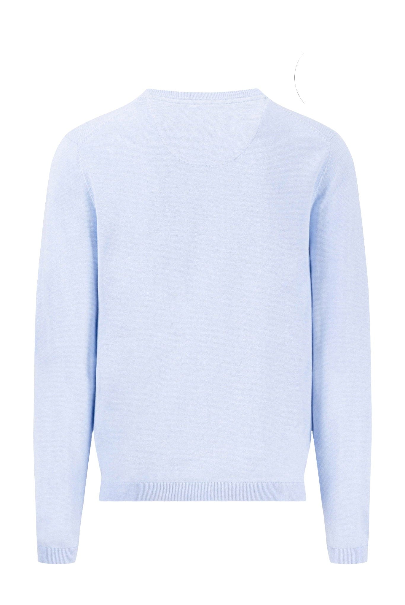 Fynch Hatton Air Cotton Crew Neck Jumper - Summer Breeze