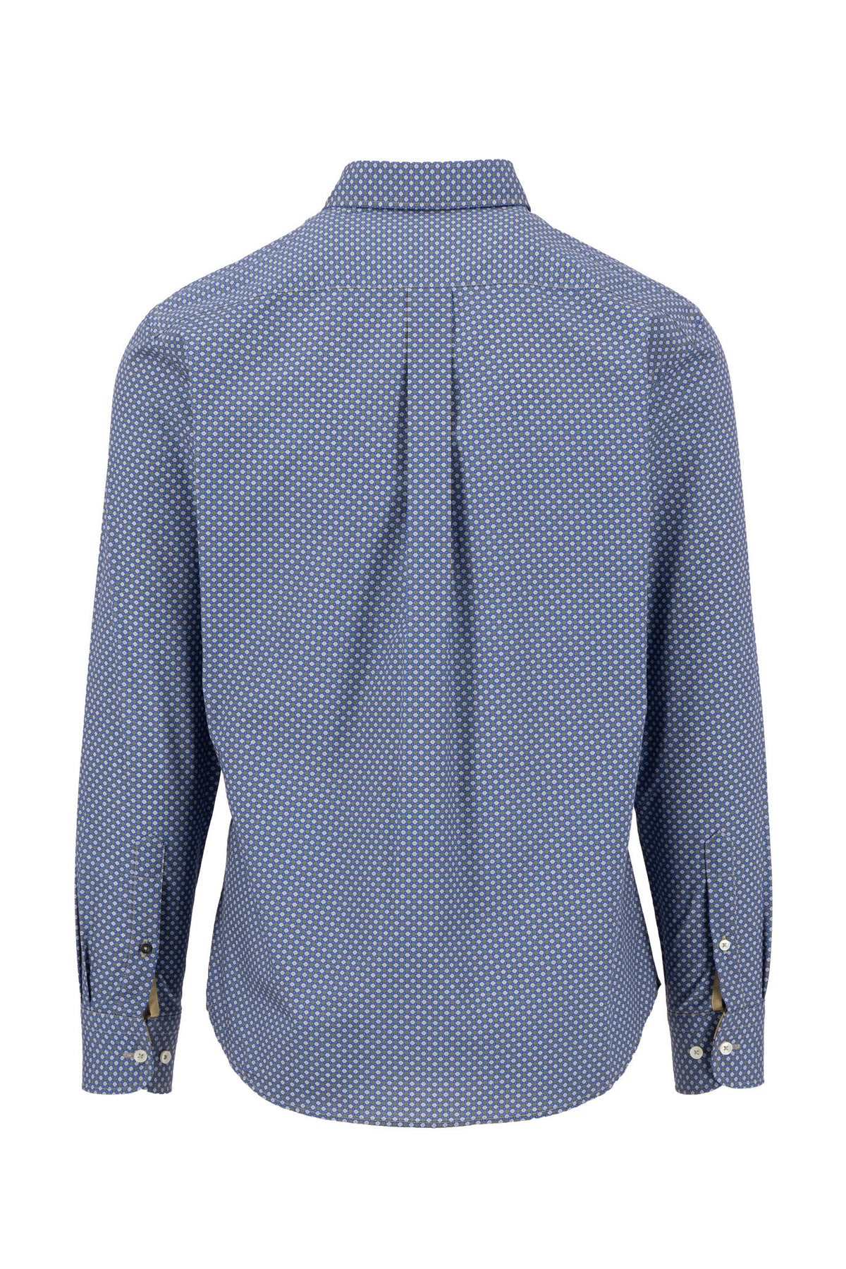 Fynch Hatton Button-Down Neat Print Shirt - Cobalt