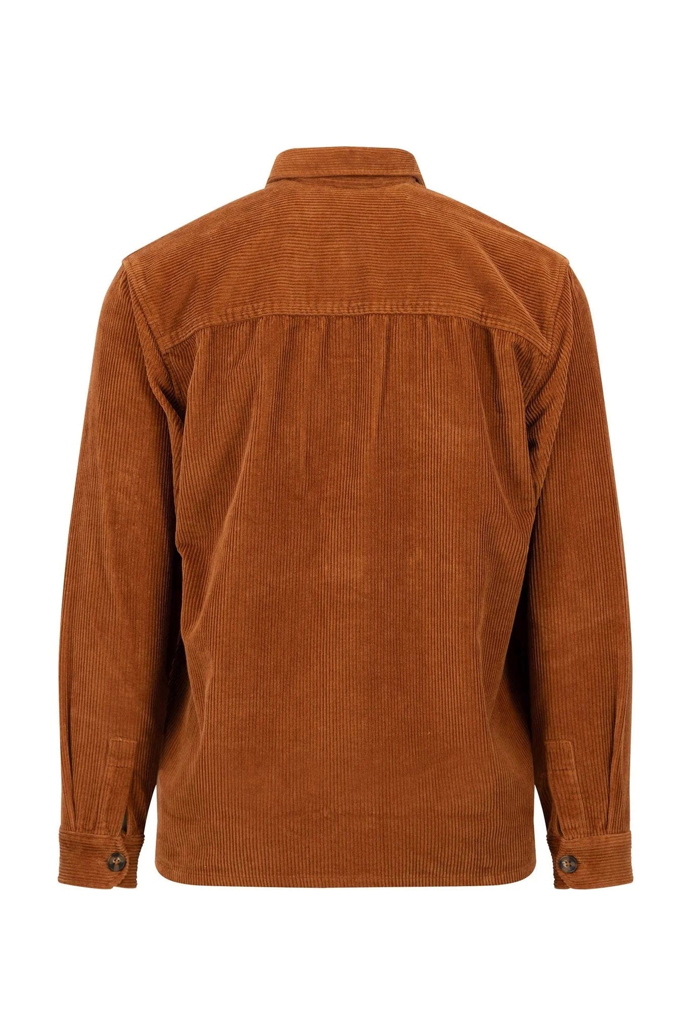 Fynch Hatton Corduroy Cotton Overshirt - Hazel