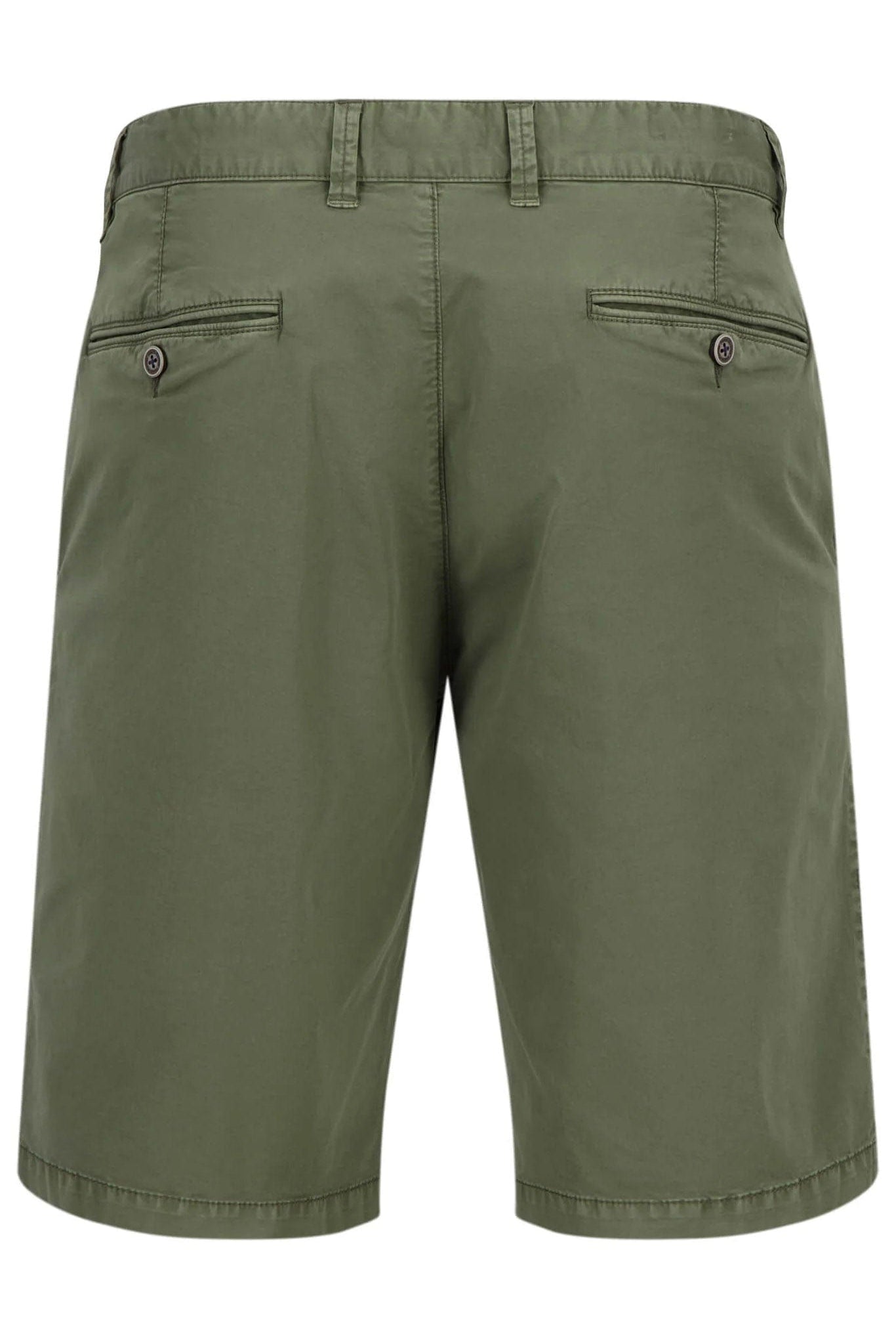 Fynch Hatton Cotton Stretch Short - Dusty Olive