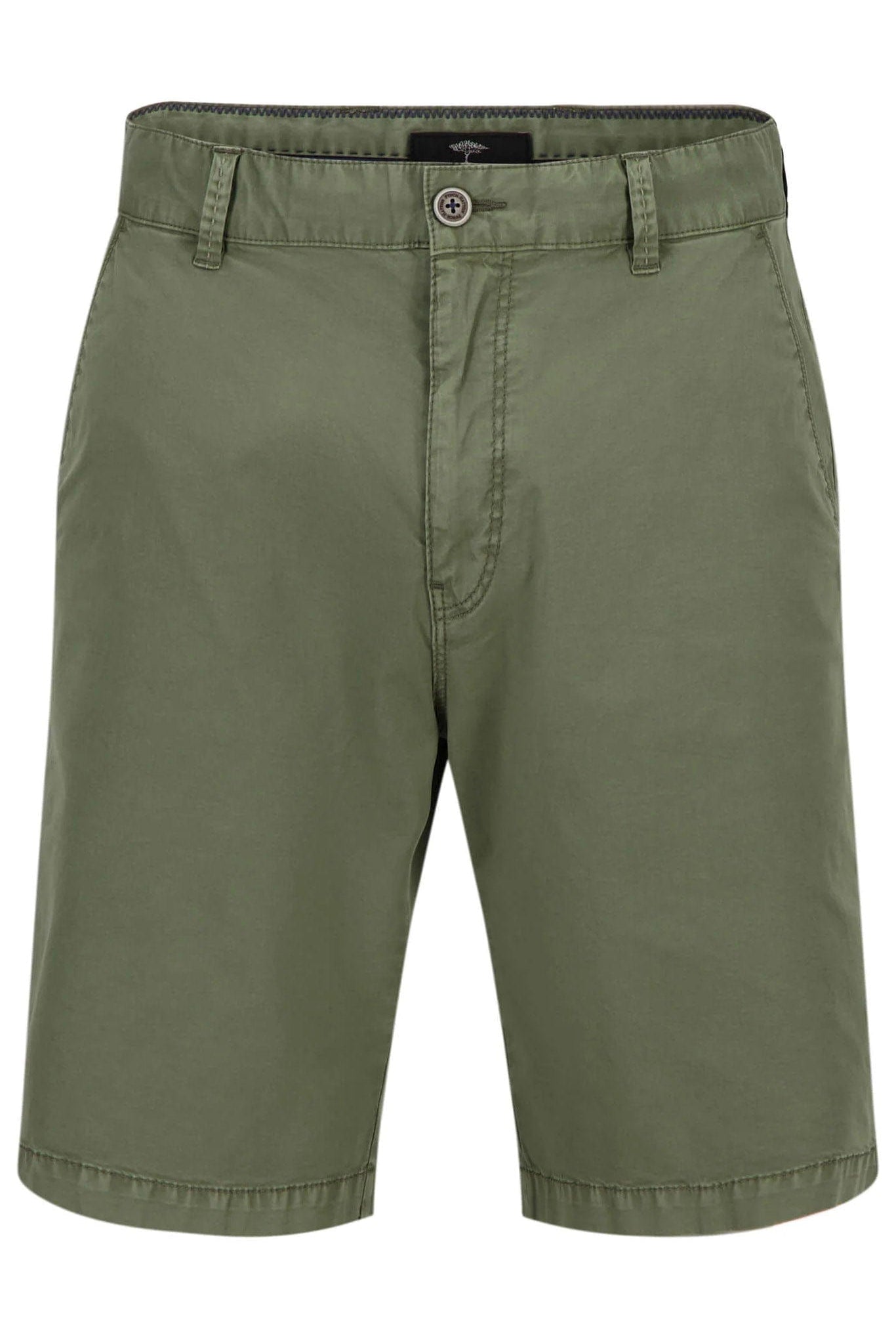 Fynch Hatton Cotton Stretch Shorts - Dusty Olive