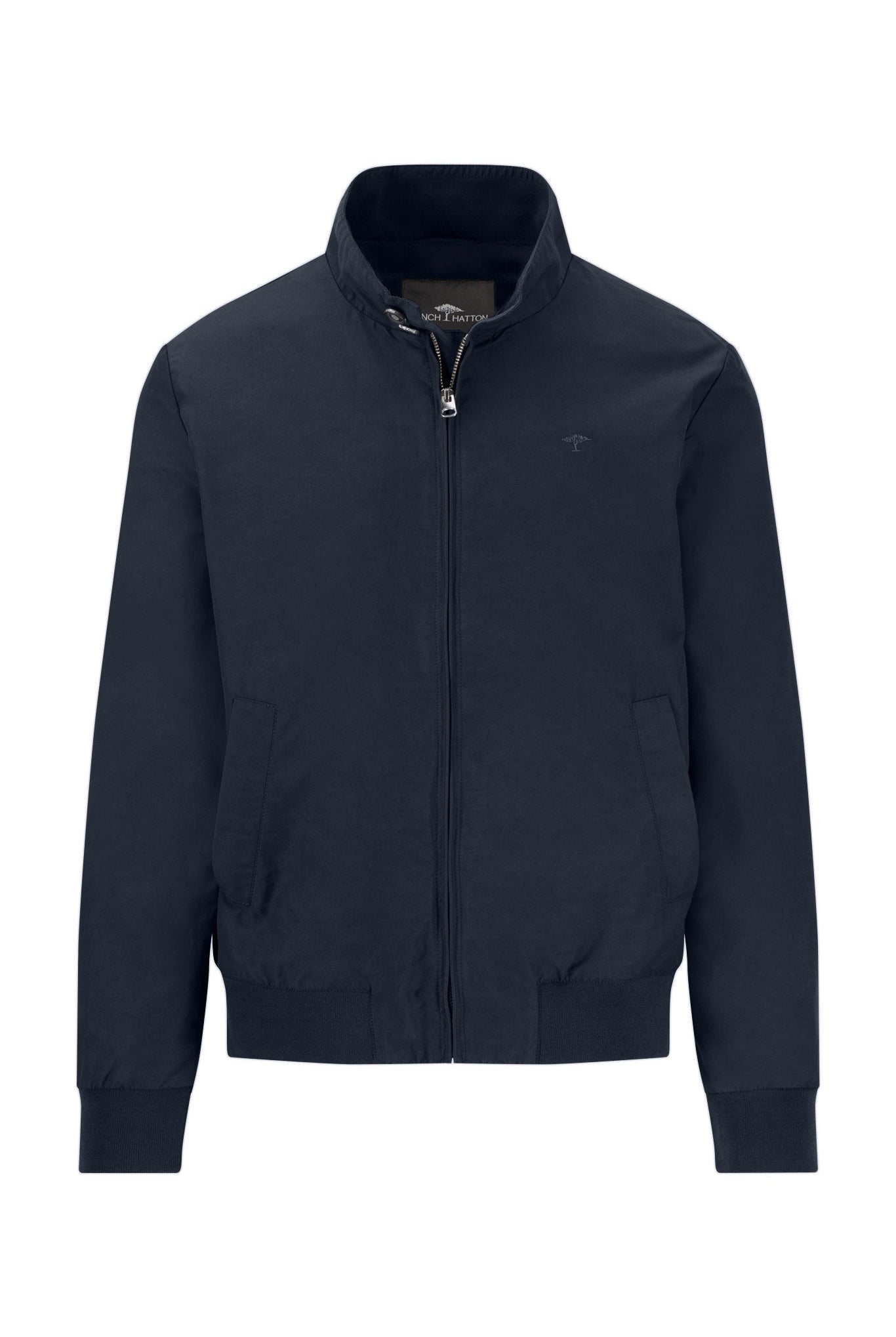 Fynch Hatton Harrington Jacket - Dark Navy