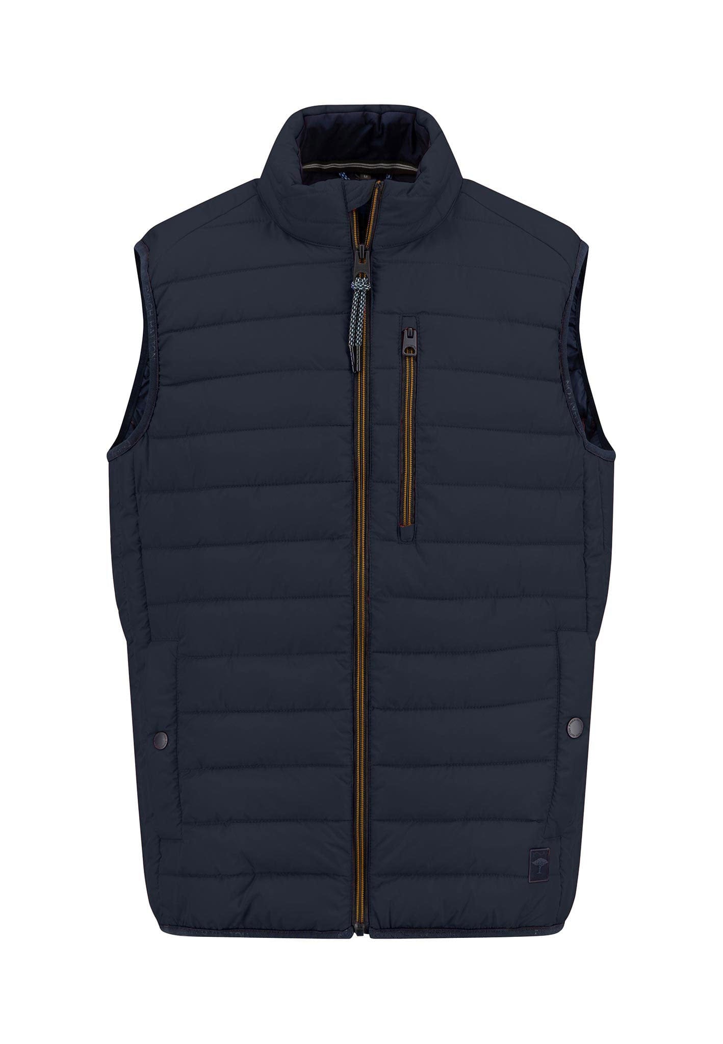 Fynch Hatton Light Weight Gilet - Dark Navy