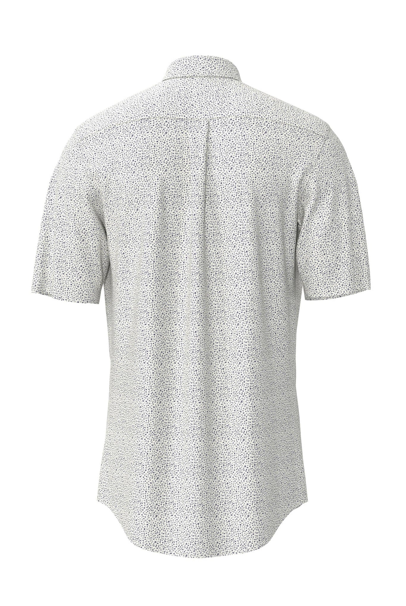 Fynch Hatton Mini Floral Short Sleeve Shirt - Horizon