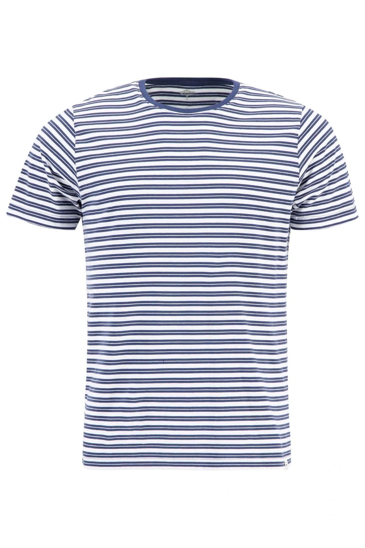 Fynch Hatton Organic Cotton T-Shirt - Navy Stripe