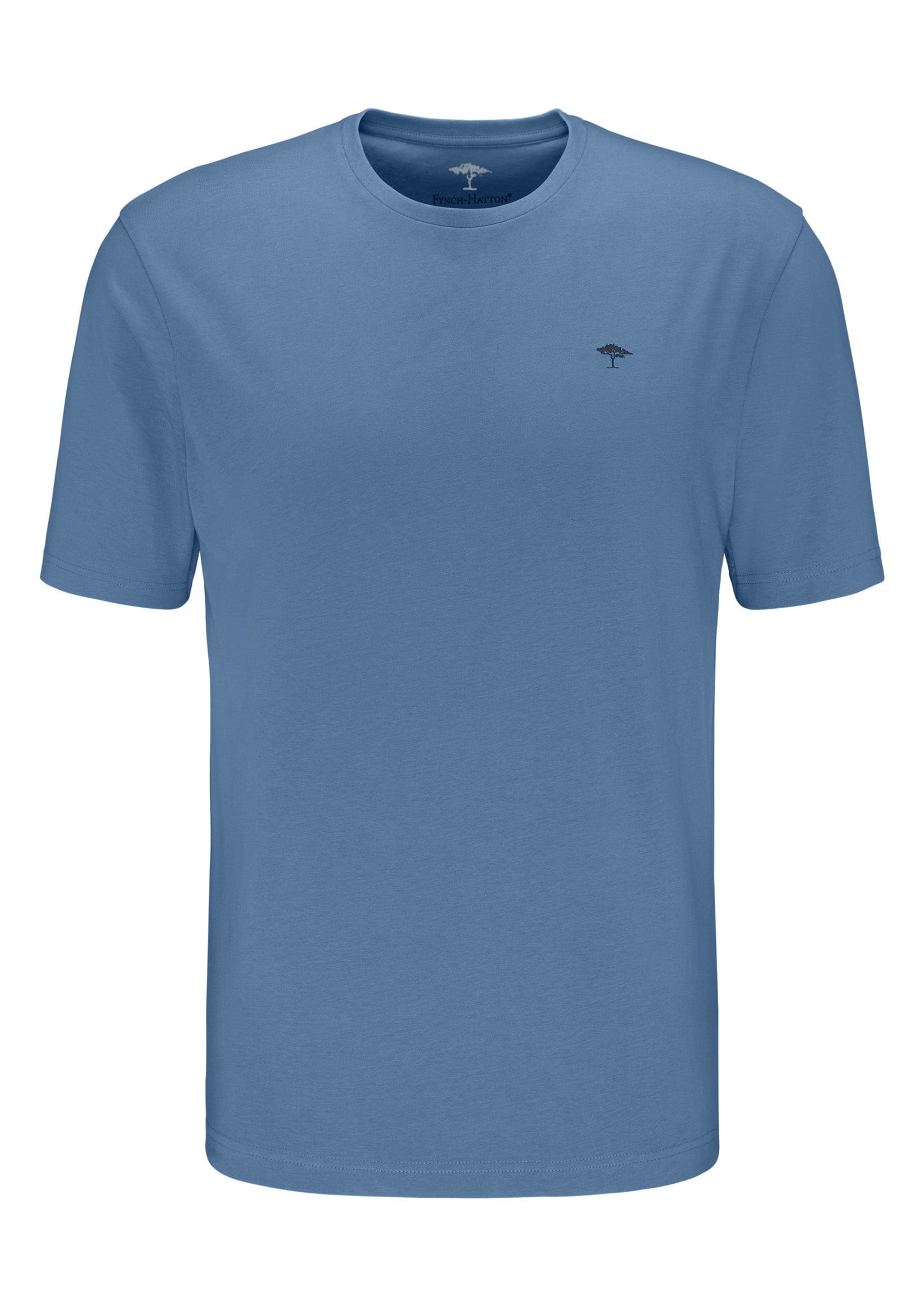 Fynch Hatton Organic Cotton T-Shirt - Pacific