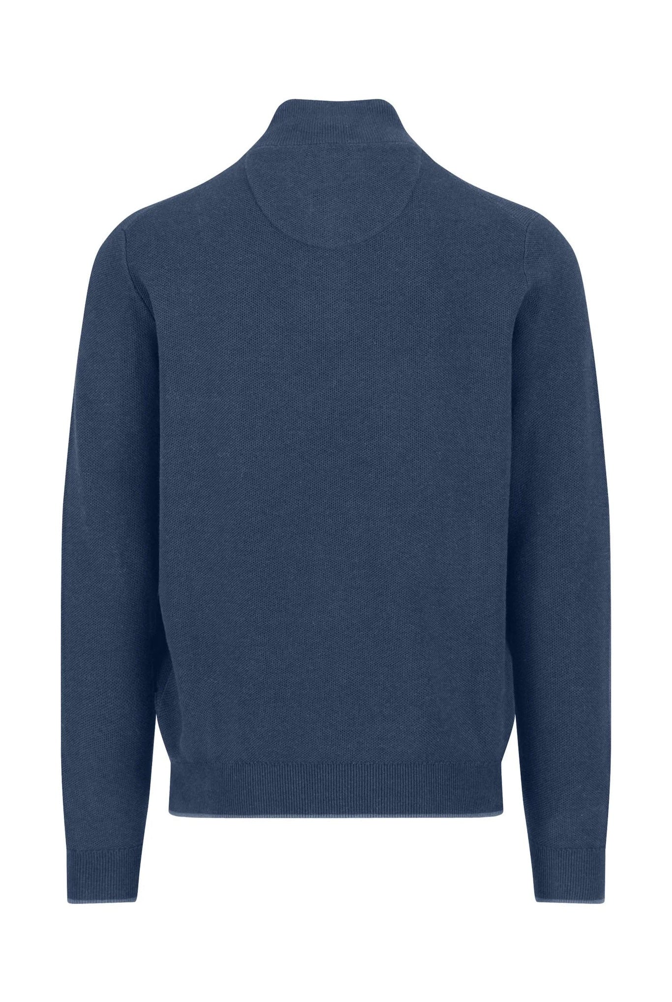 Fynch Hatton Quarter Button Knit Jumper - Night