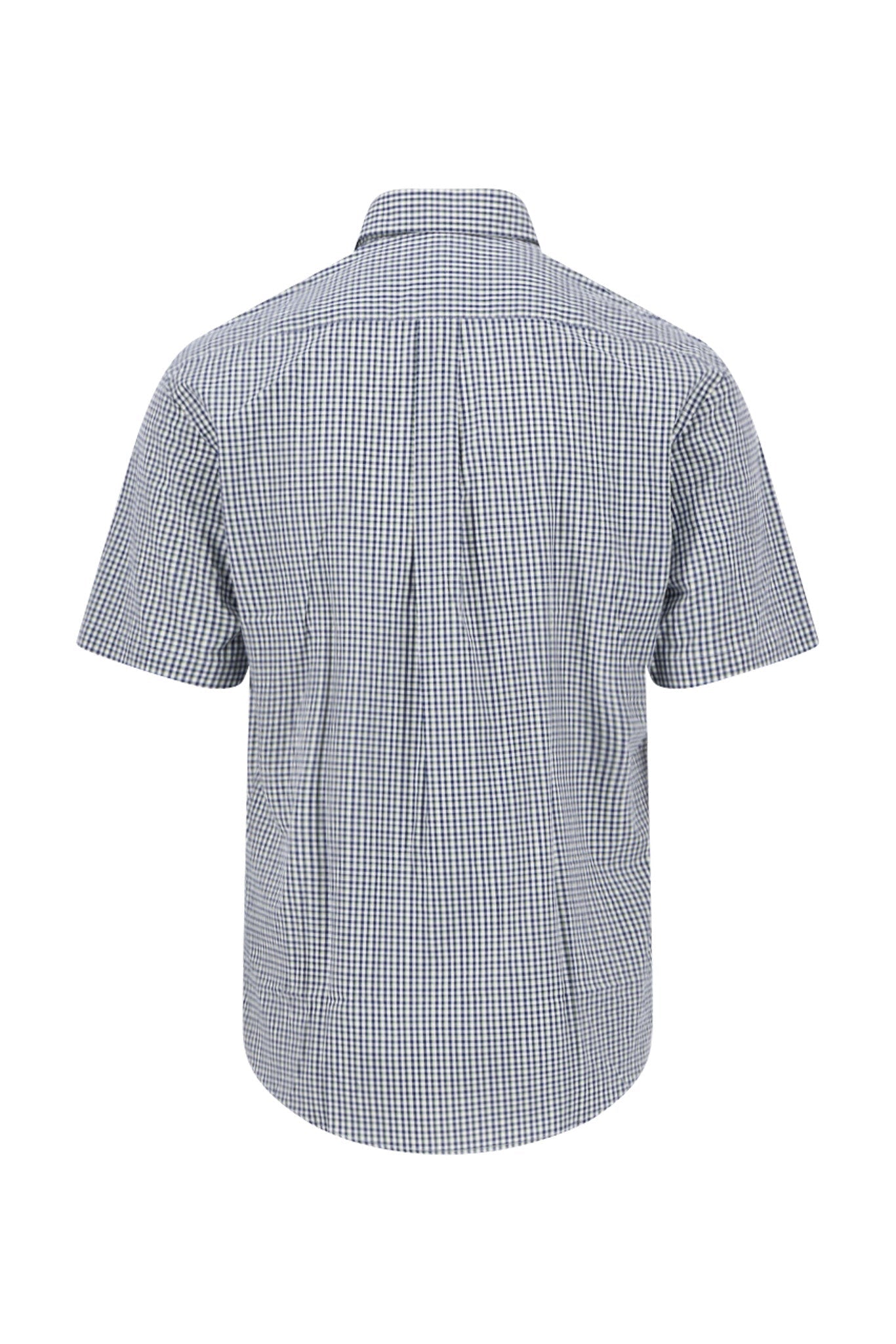 Fynch Hatton Short Sleeve Check Shirt - Avocado