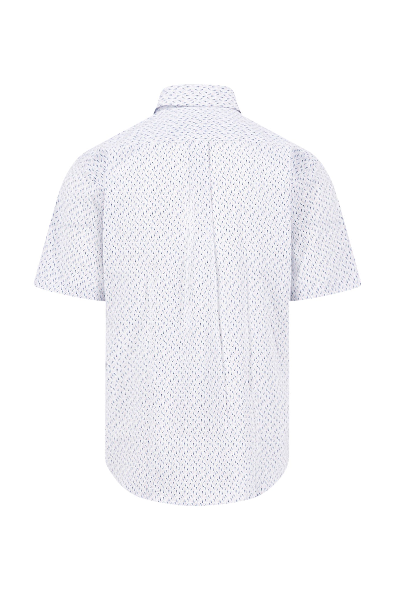 Fynch Hatton Short Sleeve Print Shirt - Magnolia