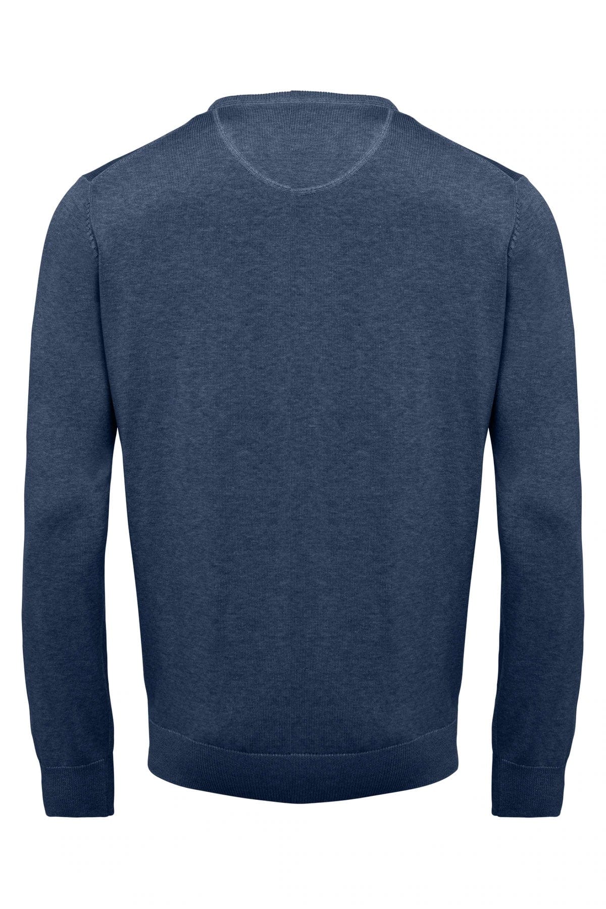Fynch Hatton Superfine Cotton Crew Neck Jumper - Night