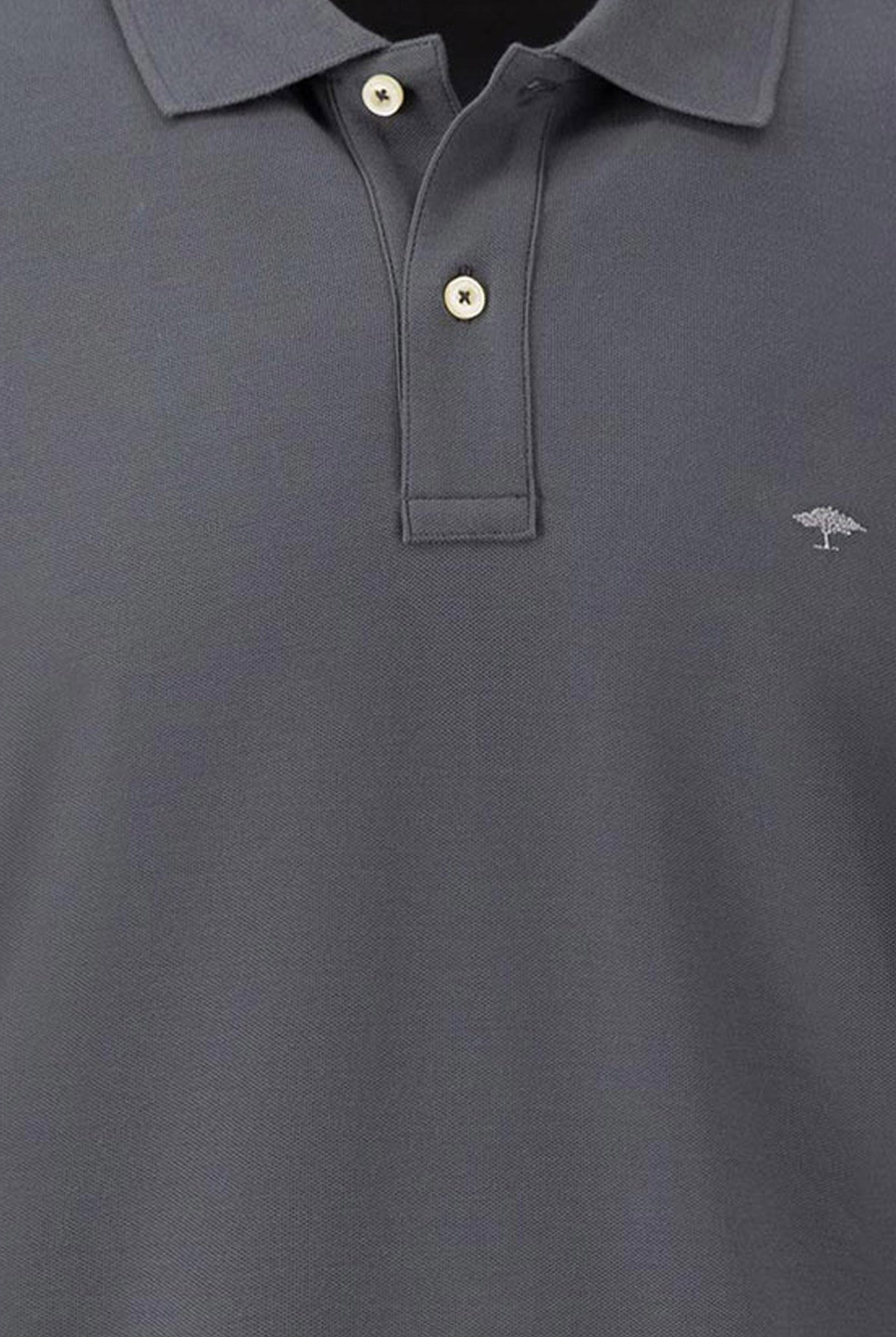Fynch Hatton Supima Cotton Polo - Asphalt