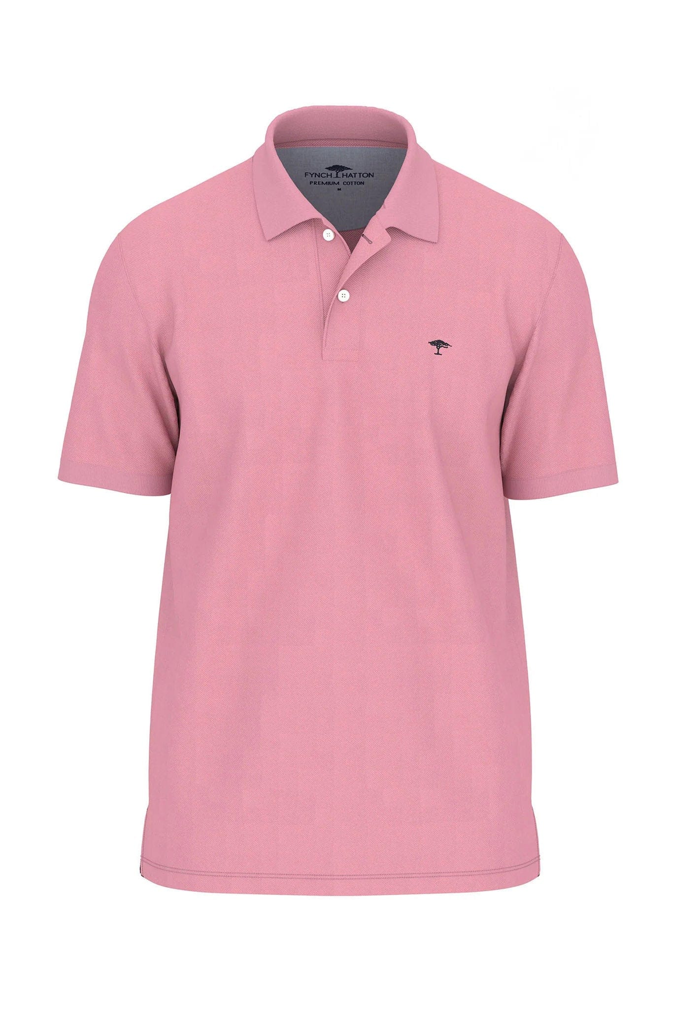Fynch Hatton Supima Cotton Polo - Peony