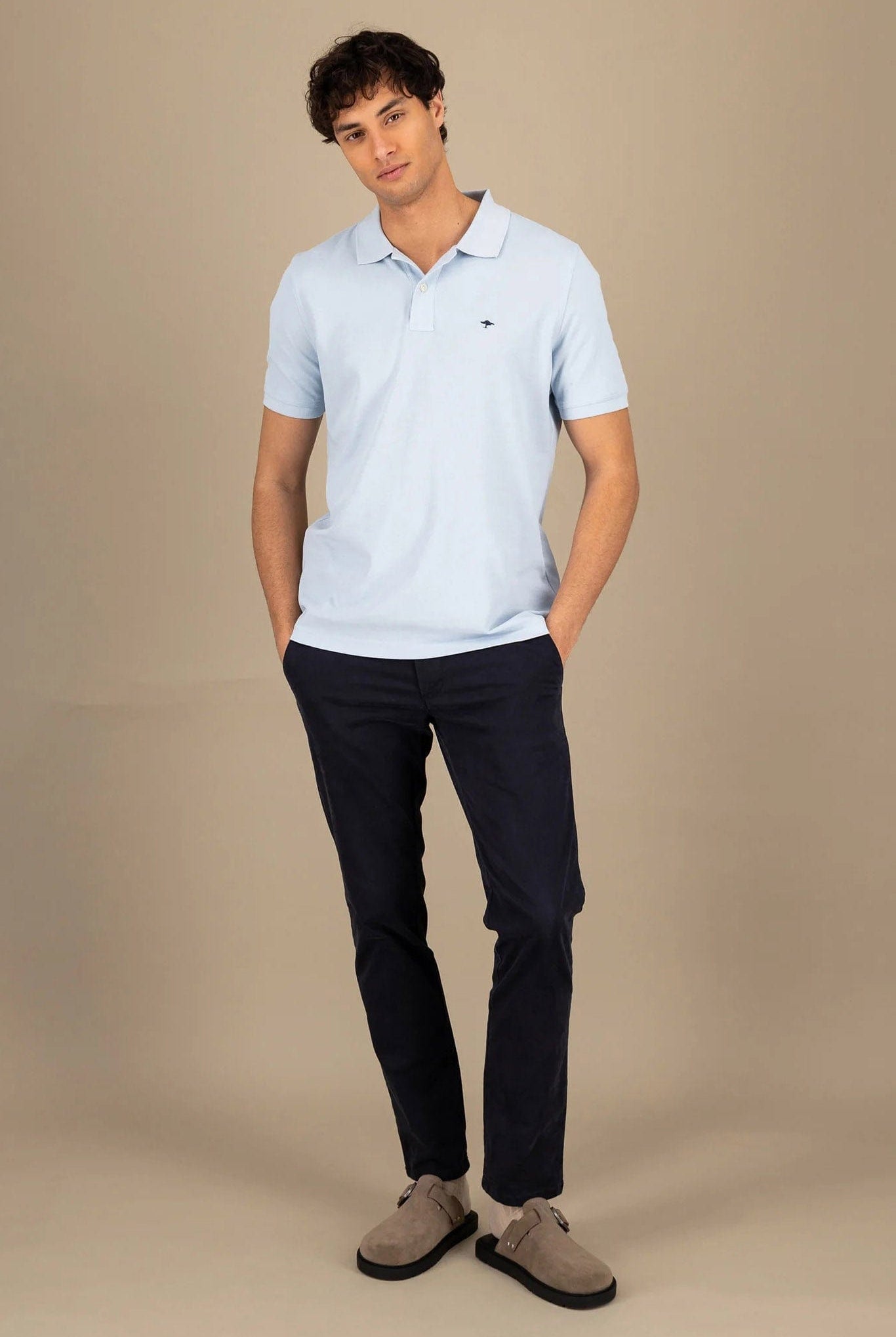 Fynch Hatton Supima Cotton Polo - Summer Breeze