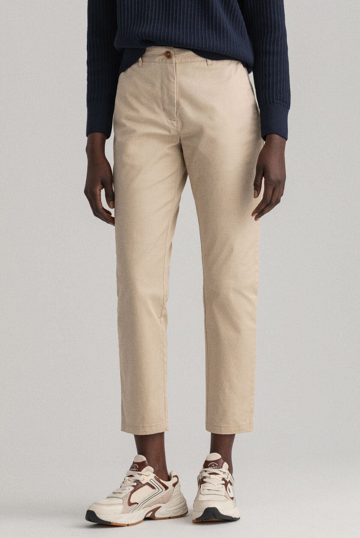 GANT Fryda Slim Fit Classic Chinos - Dry Sand