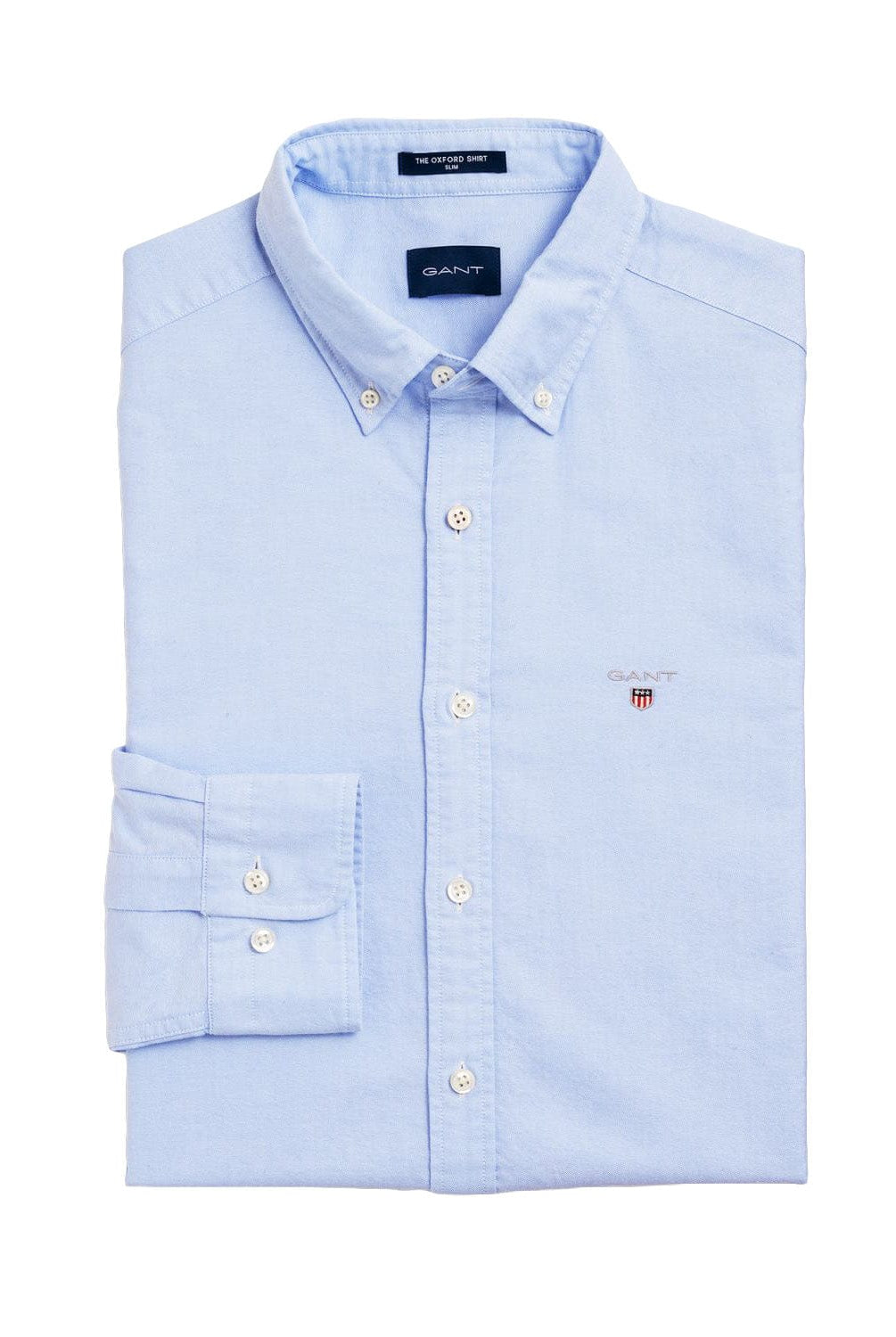 GANT Slim Fit Oxford Shirt - Capri Blue