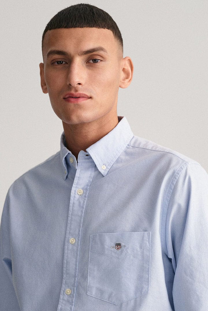 GANT Slim Oxford Shirt - Light Blue