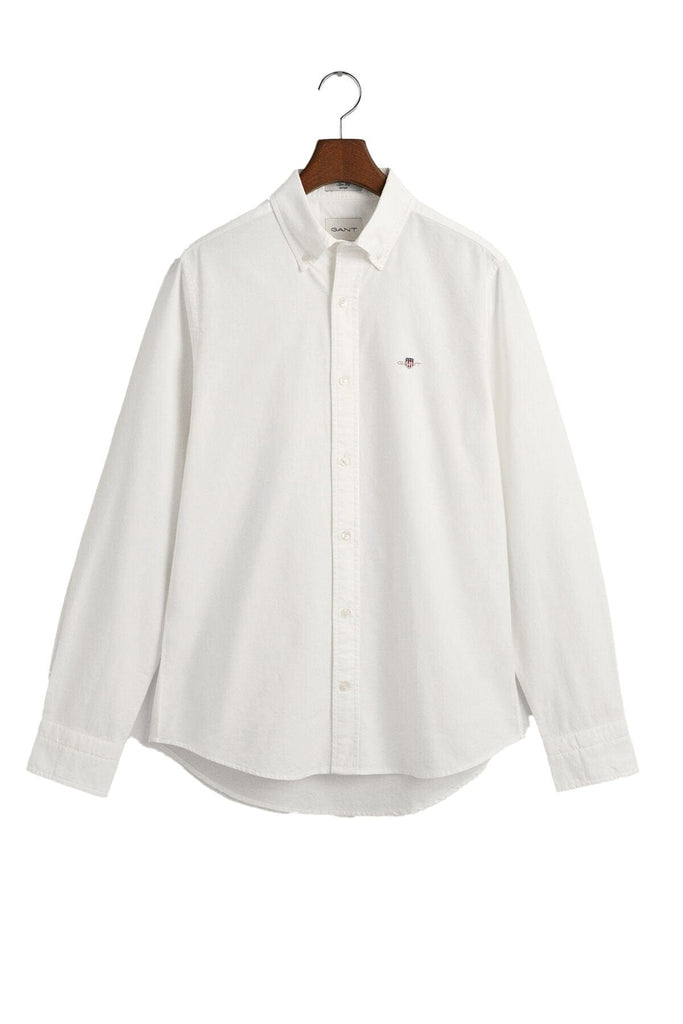 GANT Slim Oxford Shirt - White