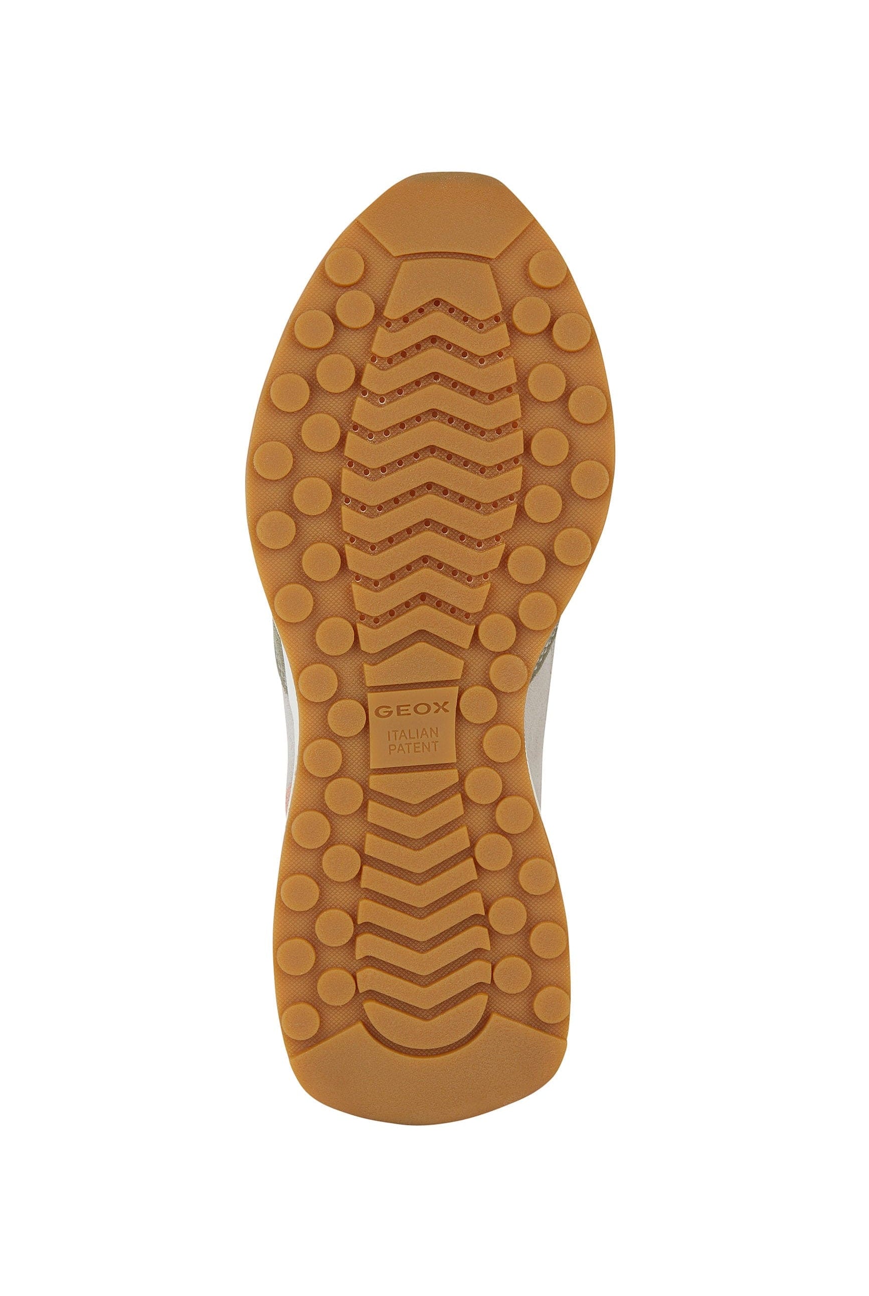 Geox Amabela Suede & Leather Trainers - White Combi