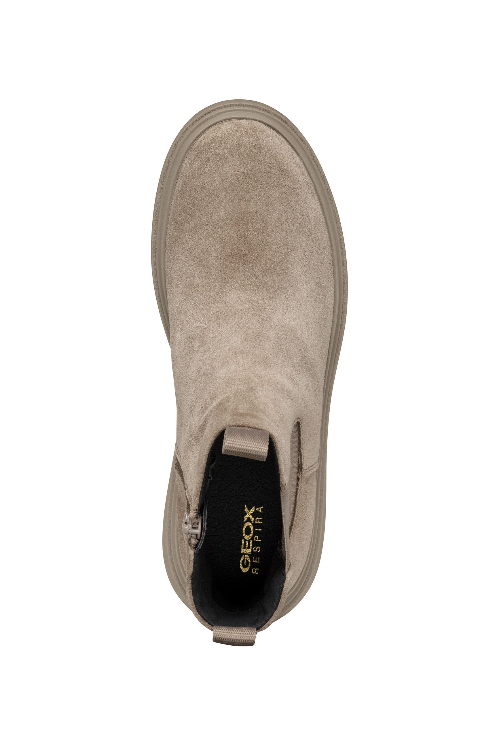 Geox Lamidie Grip ABX Waterproof Suede Ankle Boots - Taupe