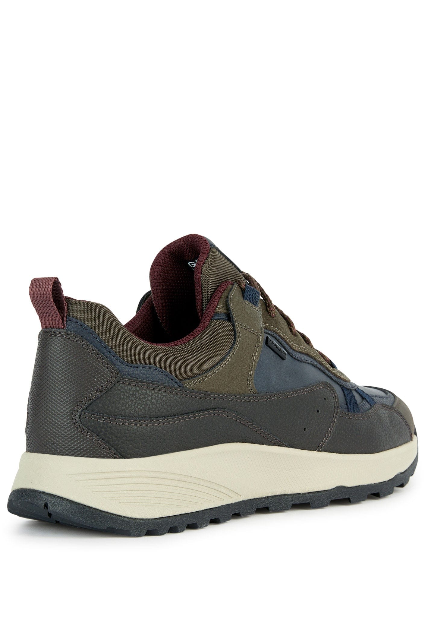Geox Men's Terrestre Amphibiox Trainers - Navy/Dark Coffee