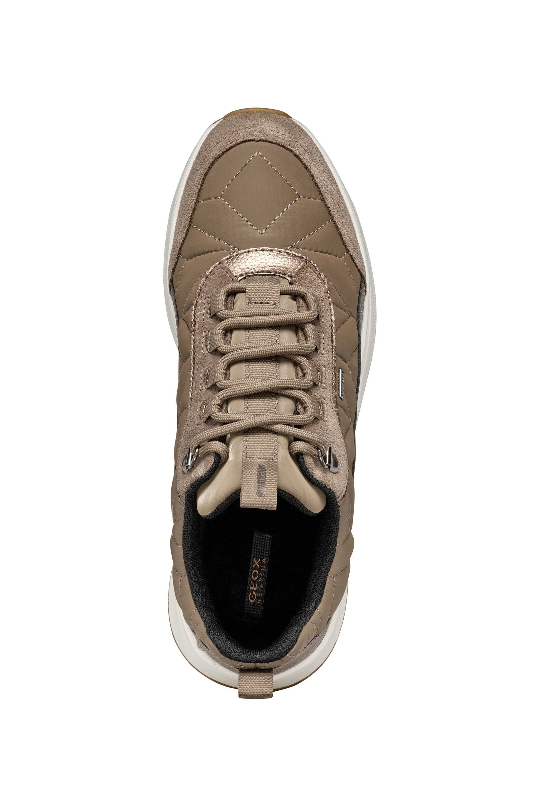 Geox Spherica Actif ABX Waterproof Trainers - Taupe
