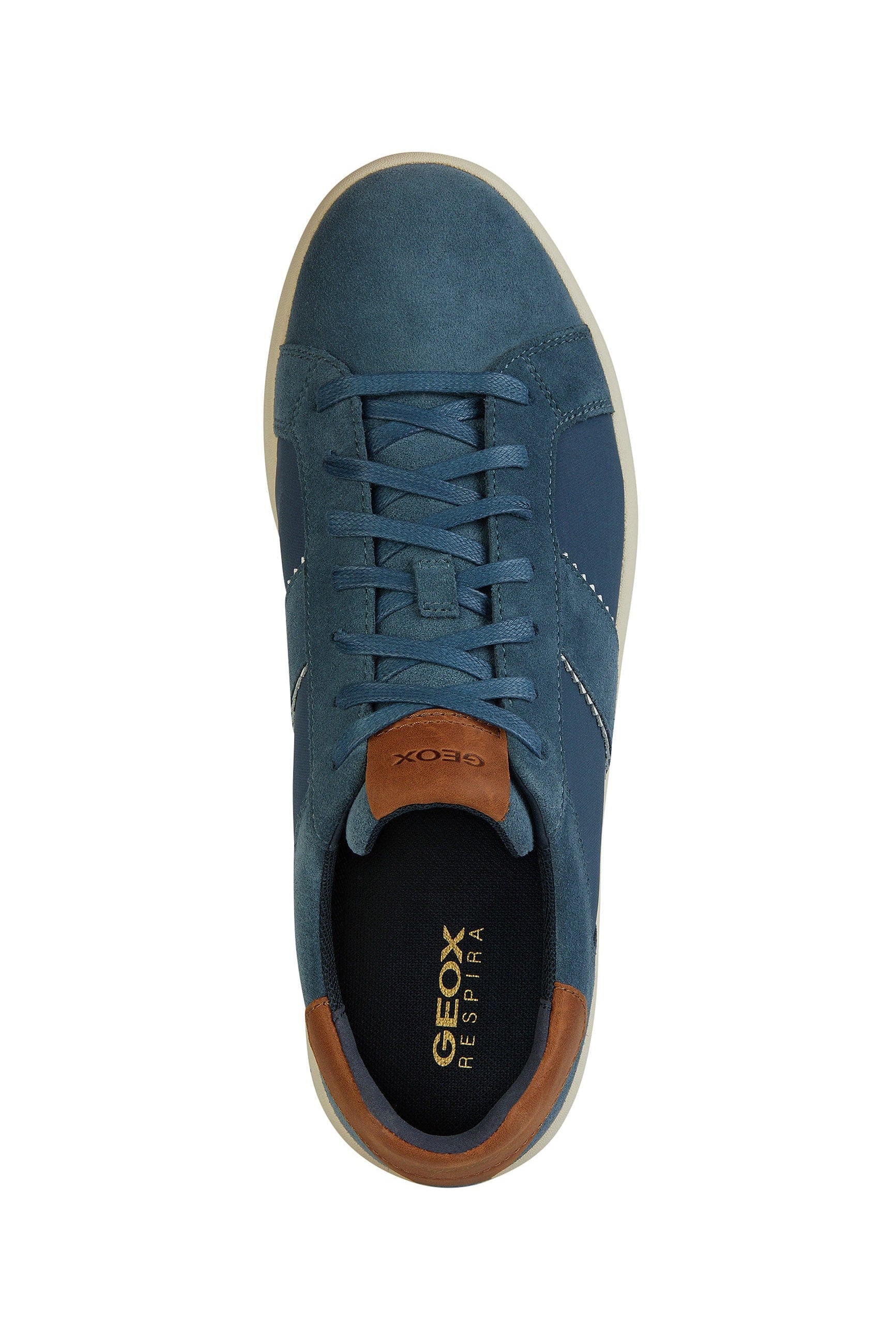 Geox Spherica Ec4 Suede Trainers - Avio