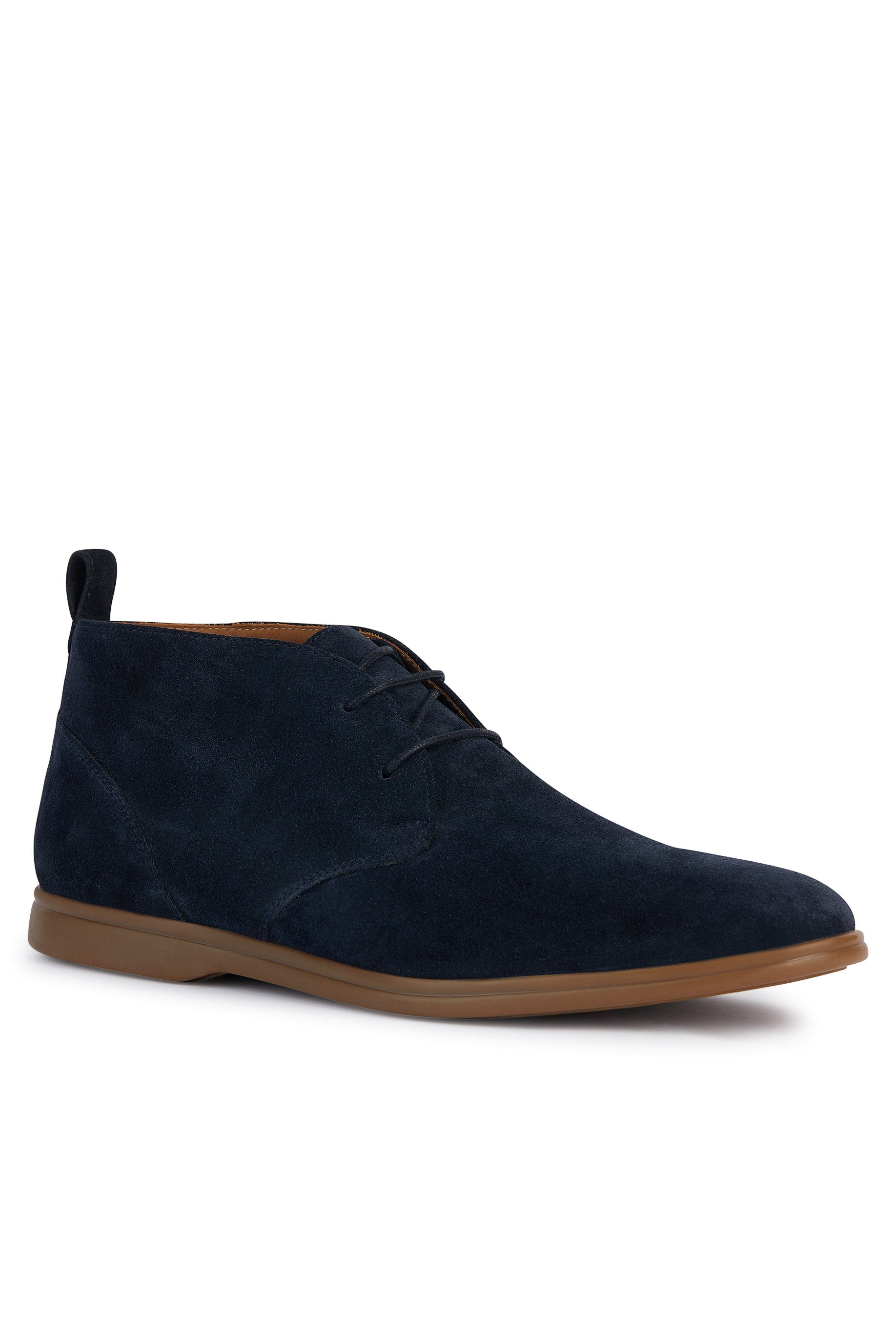 Geox Venzone B Suede Chukka Boots - Navy