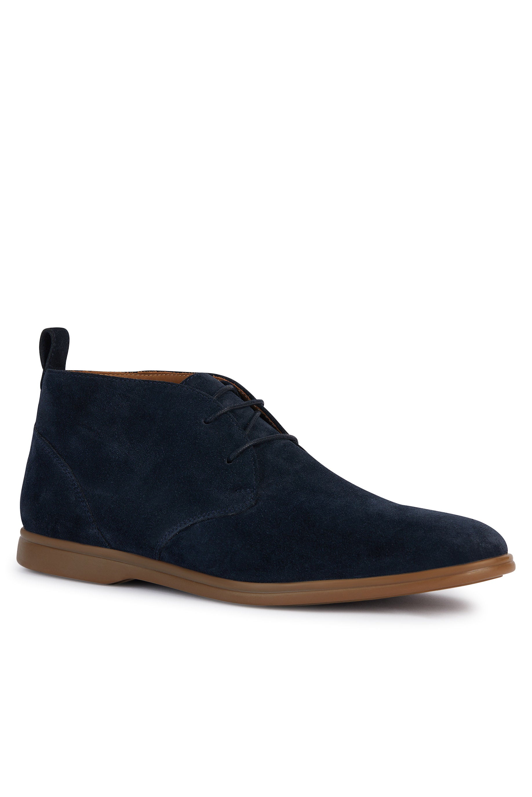 Geox Venzone B Suede Chukka Boots - Navy