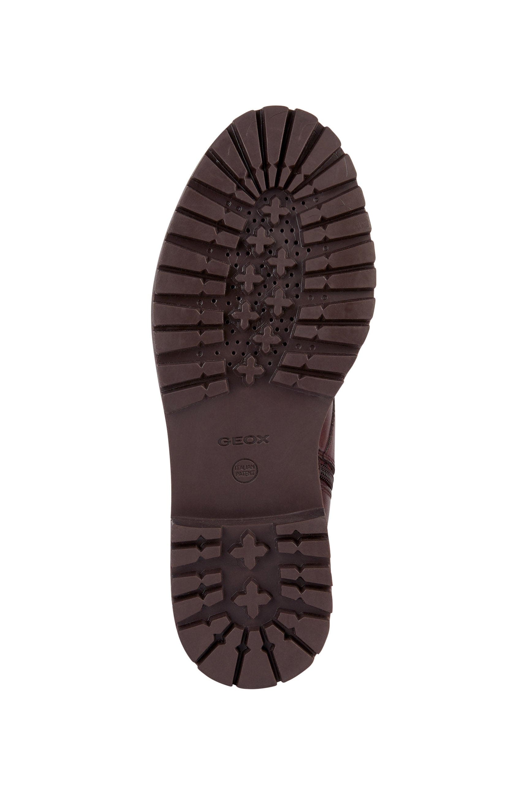 Geox Women's Iridea N Smooth Leather & Elastic Ankle Boots - Wine