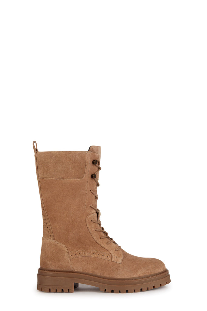 Geox Womens Iridea E Suede Ankle Boots - Toffee
