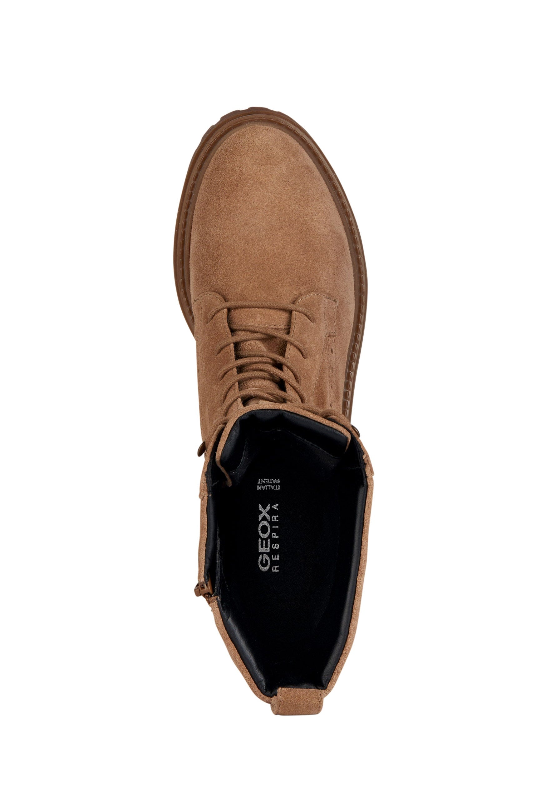 Geox Womens Iridea E Suede Ankle Boots - Toffee