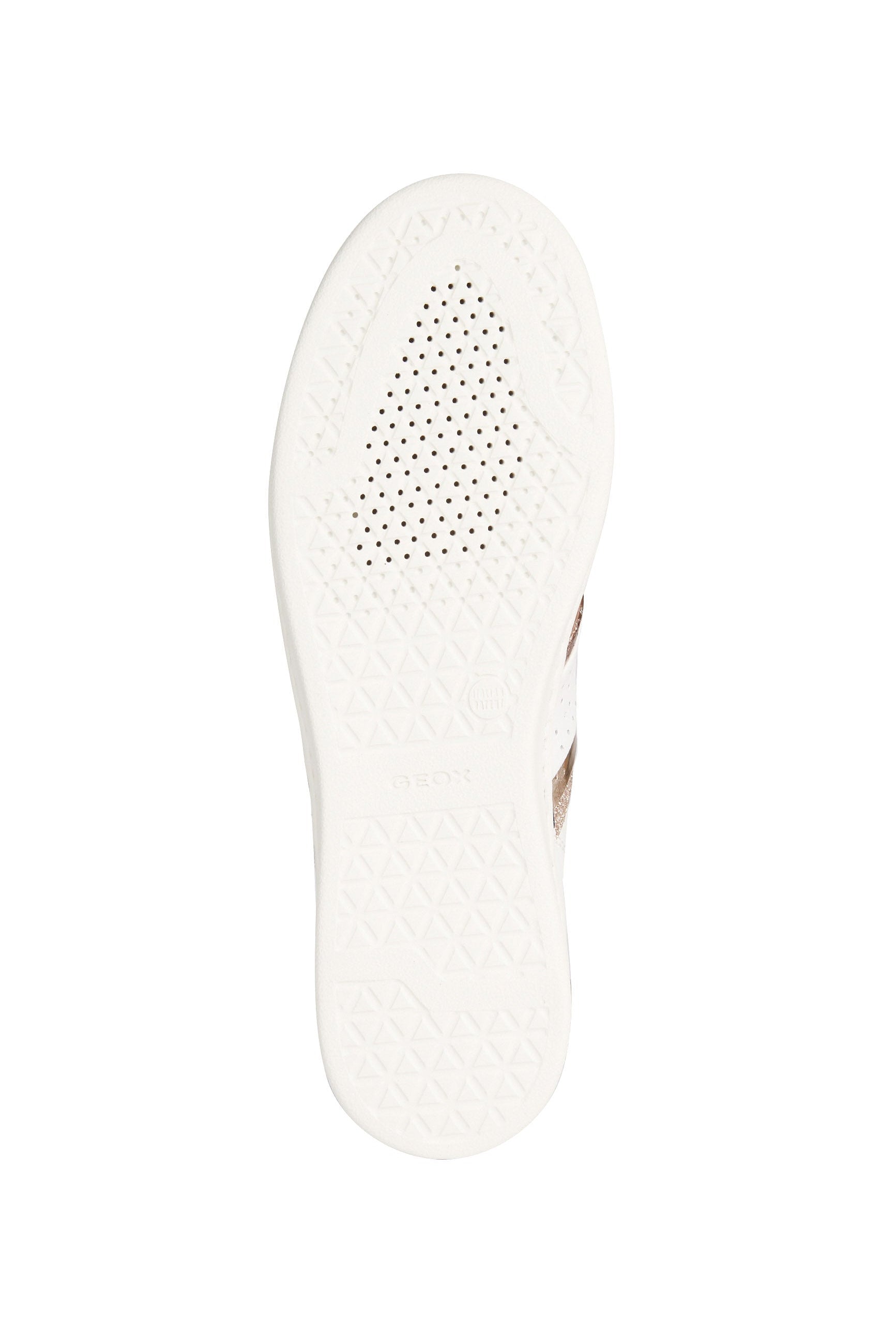 Geox Womens Jaysen Trainers - White/Rose Gold