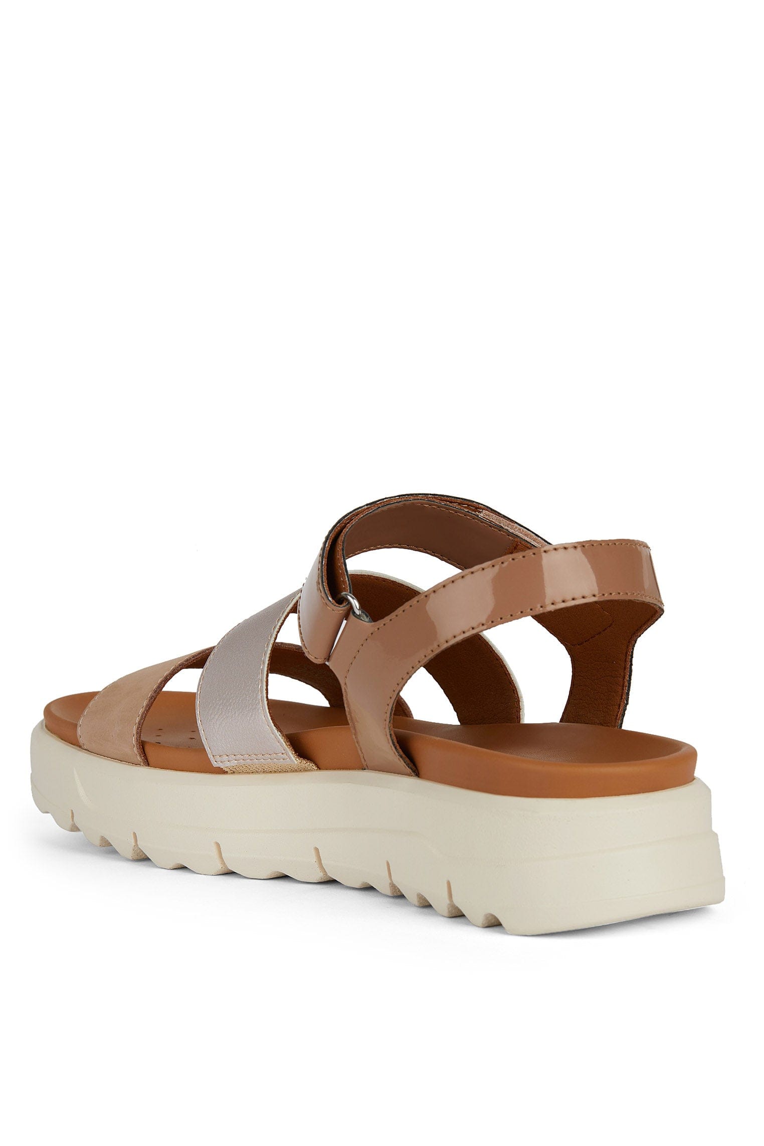 Geox Xand 2.1 Flatform Sandals - Nude