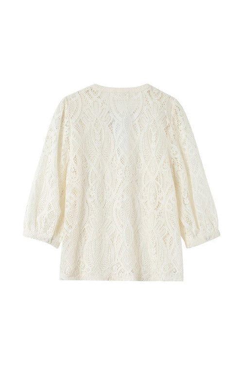 Grace & Mila Misha Lace Blouse - Ecru
