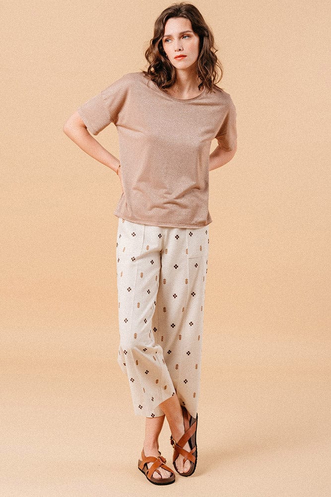 Grace & Mila Must Lurex T-Shirt - Bronze