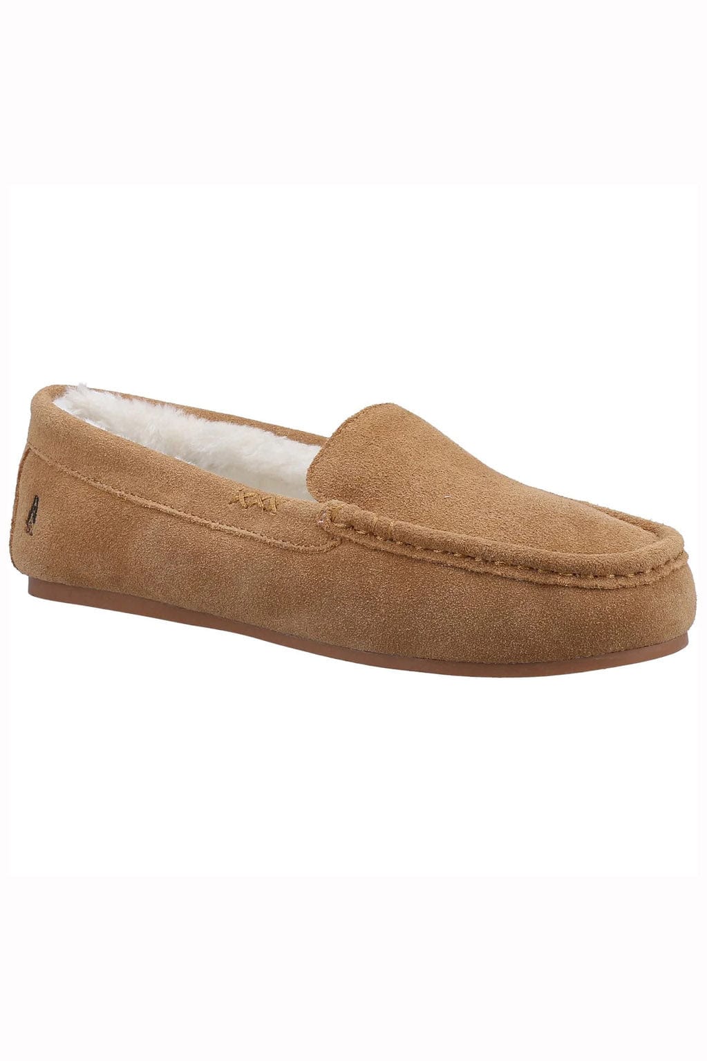 Hush Puppies Annie Moccasin Slipper - Tan