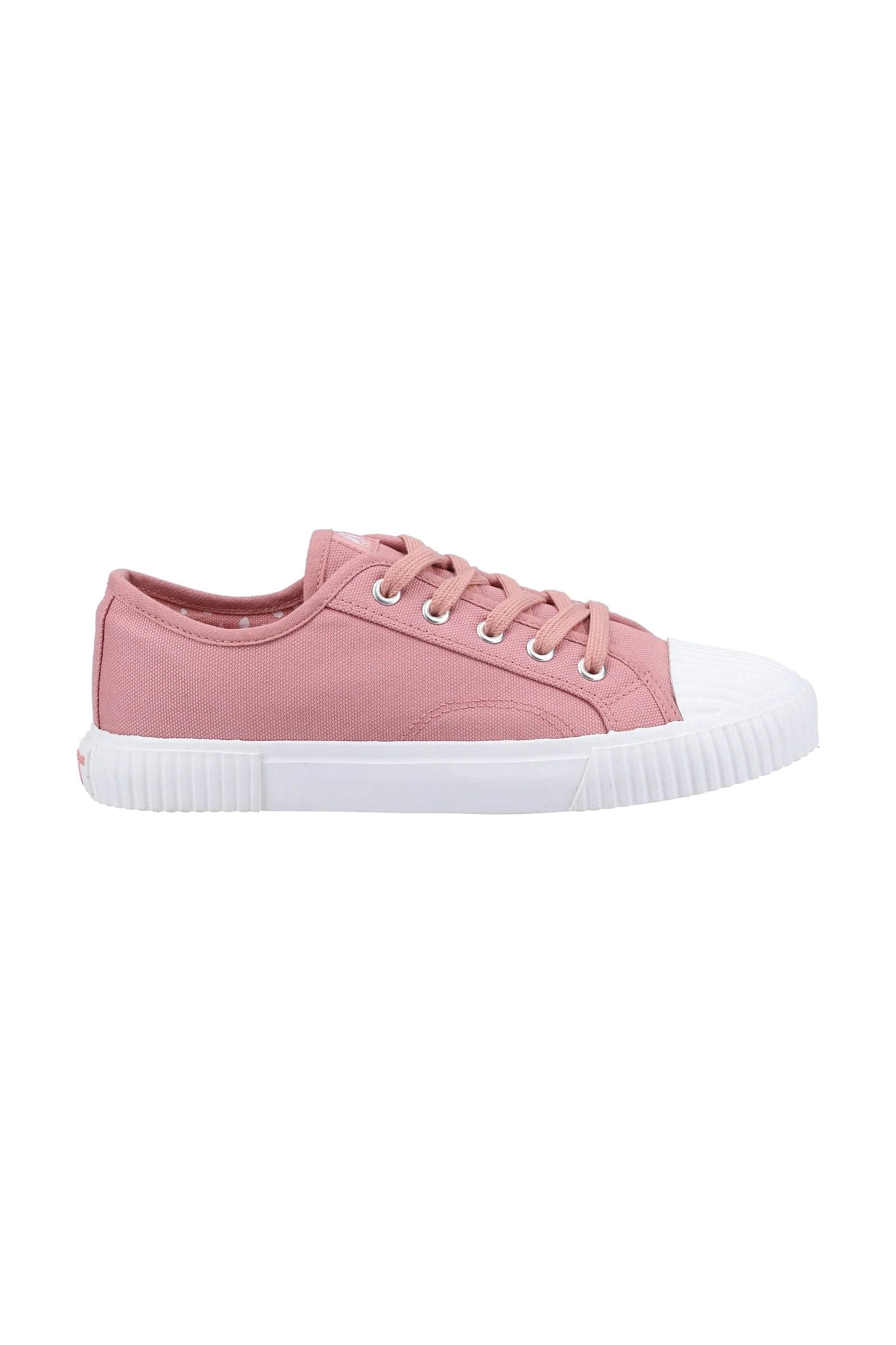 Hush Puppies Brooke Canvas Trainers - Pink