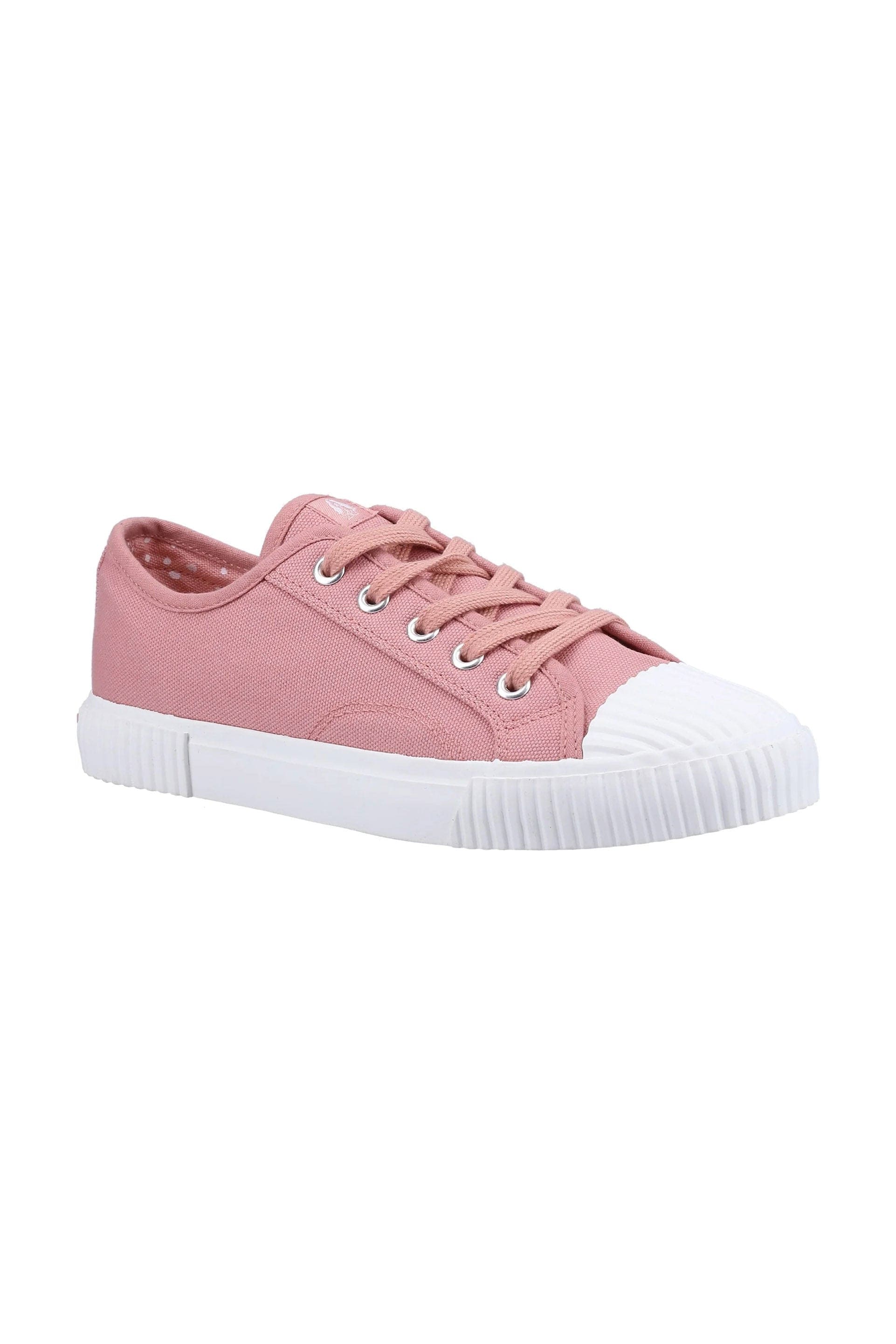 Hush Puppies Brooke Canvas Trainers - Pink