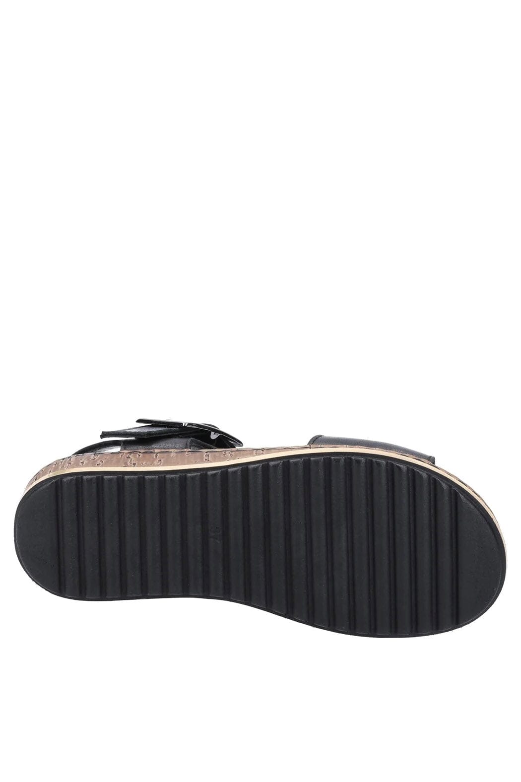 Hush Puppies Ellie Leather Sandals - Black